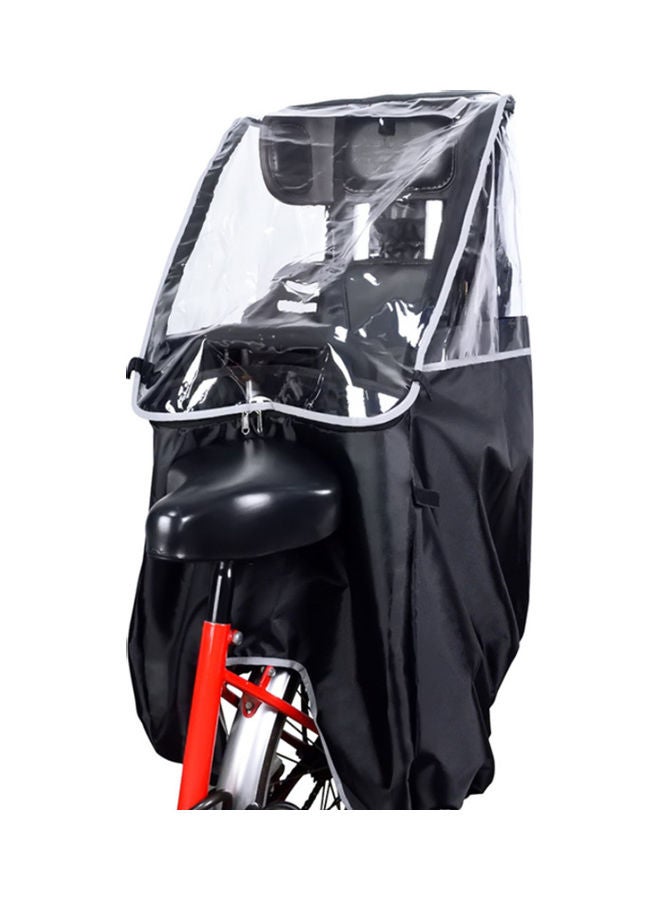 PVC Transparent Raincoat Rain Cover for Child Bike Seat 0.45kg