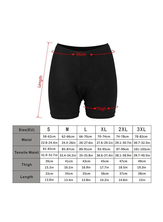 Gel Padded Bicycle Shorts 11cm