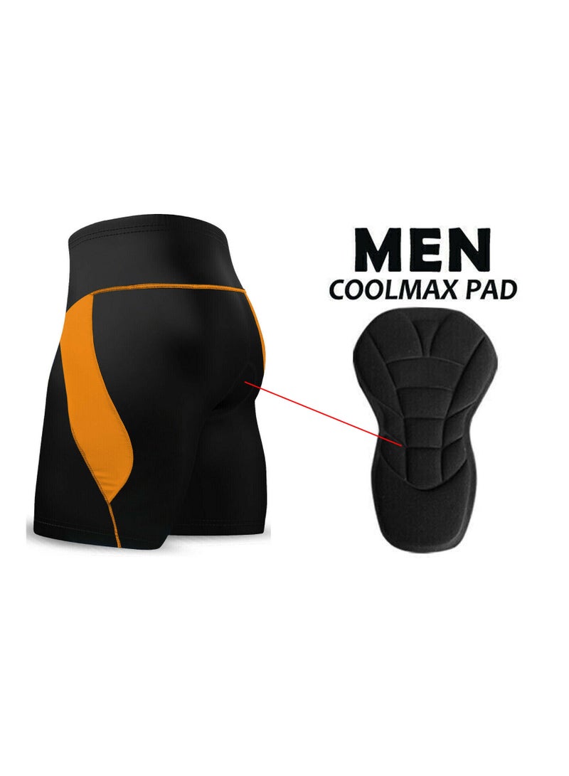 Men'S Cycling Shorts Summer Quick Dry Padded Bike Shorts