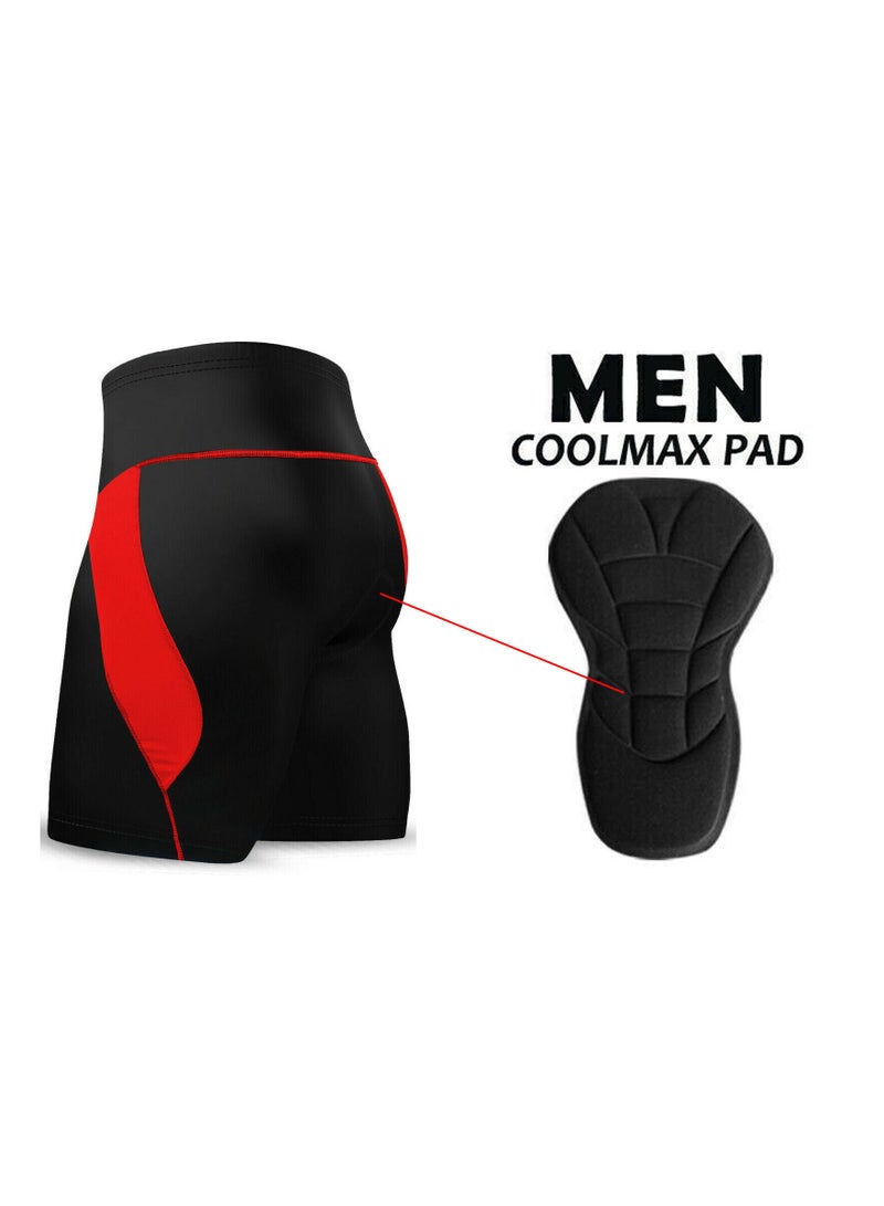 Men'S Cycling Shorts Summer Quick Dry Padded Bike Shorts