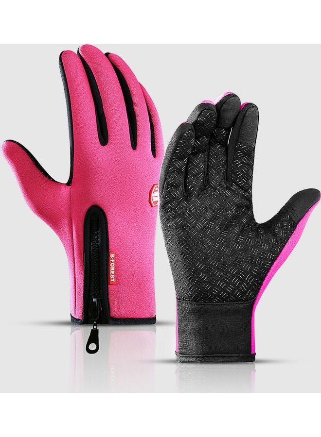 2-Piece Waterproof Thermal Sports Gloves Set 15x3x12cm
