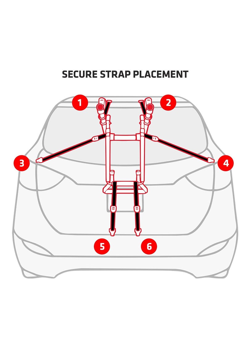 Bicycle Rear Mount Carrier for Car