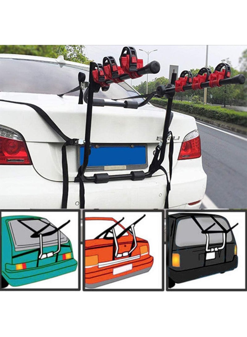 3 Bike Rack Bicycle Car Carrier Racks Hitch Mount Double Foldable Rack for Cars, Trucks, SUVs, and minivans
