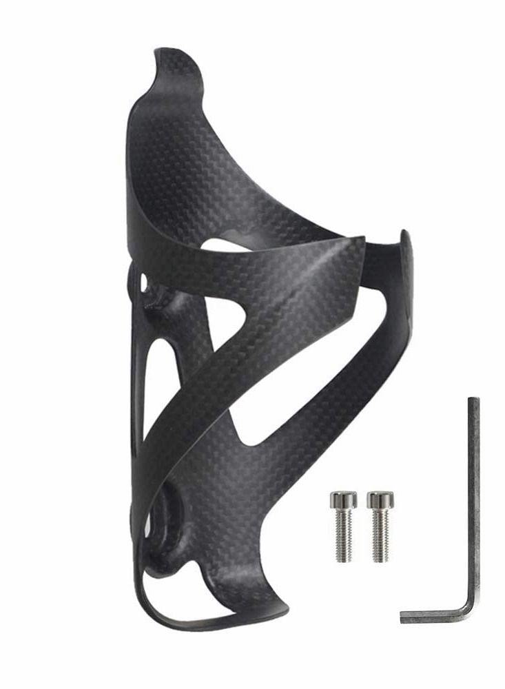 Carbon Fiber Bottle Cage, Adjustable Ultra Light Bike Cup Holder, Full Drink Holder for Road MTB Rack Accessories