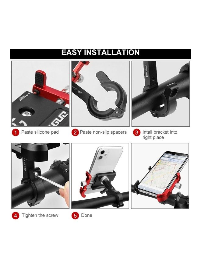 360° Rotation Adjustable Motorcycle Phone Mount Holder