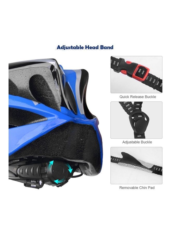 Lightweight Bike Helmet With Soft Removable Lining Pad