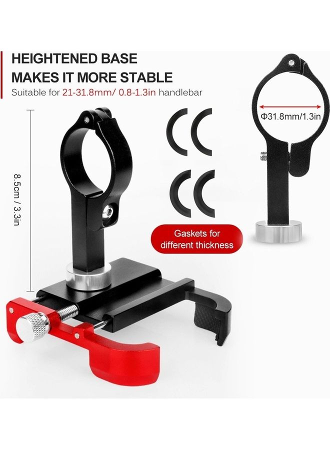 360° Rotation Adjustable Motorcycle Phone Mount Holder