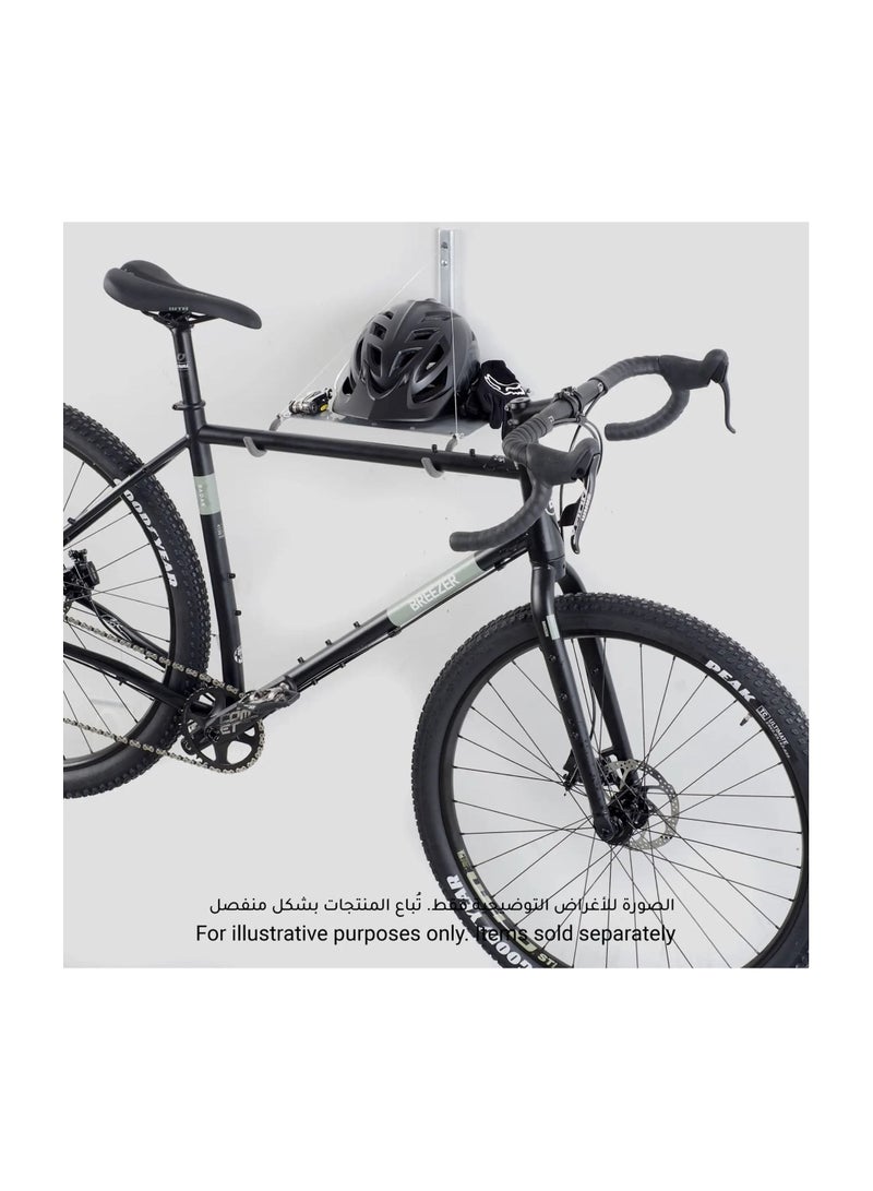 Single Bike Wall Mount Rack W/Shelf