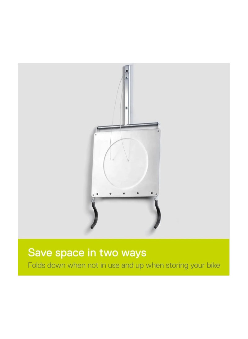 Single Bike Wall Mount Rack W/Shelf