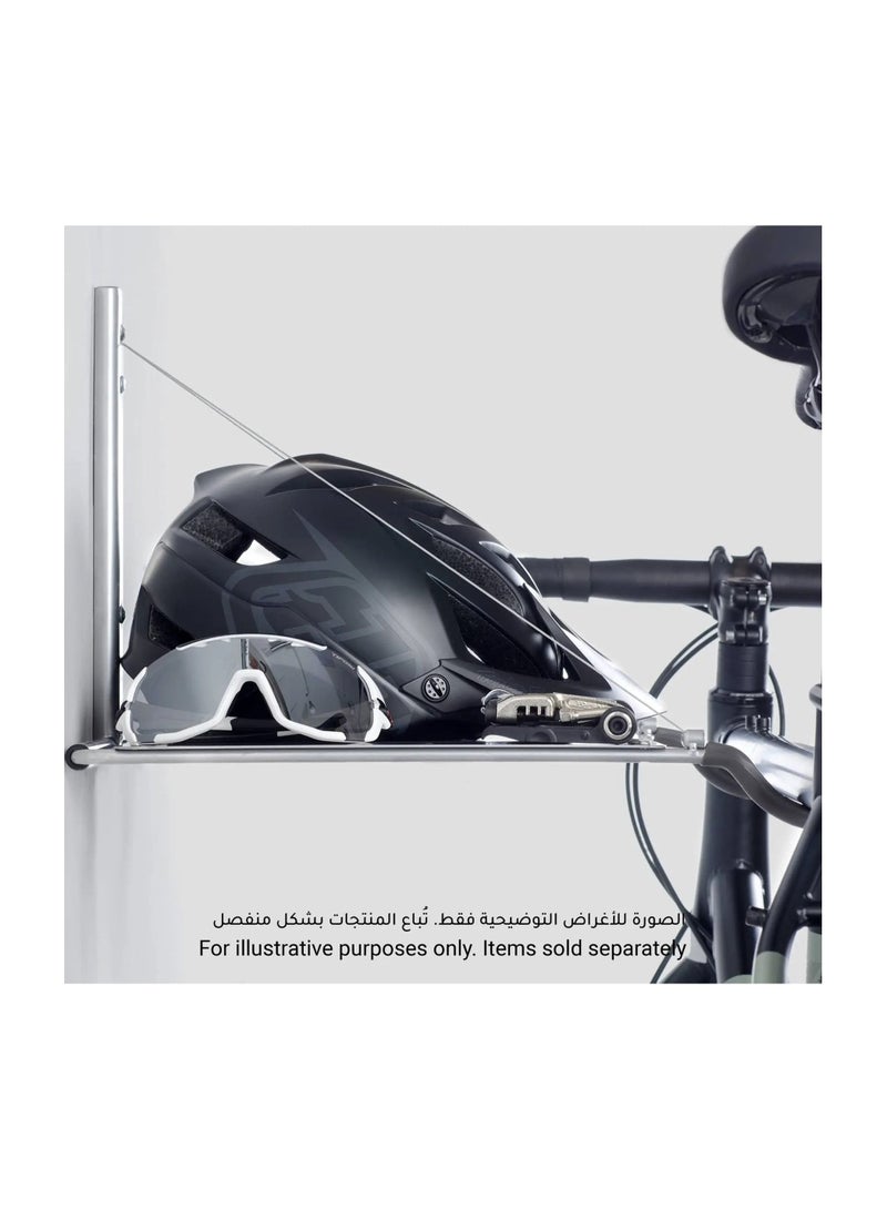 Single Bike Wall Mount Rack W/Shelf