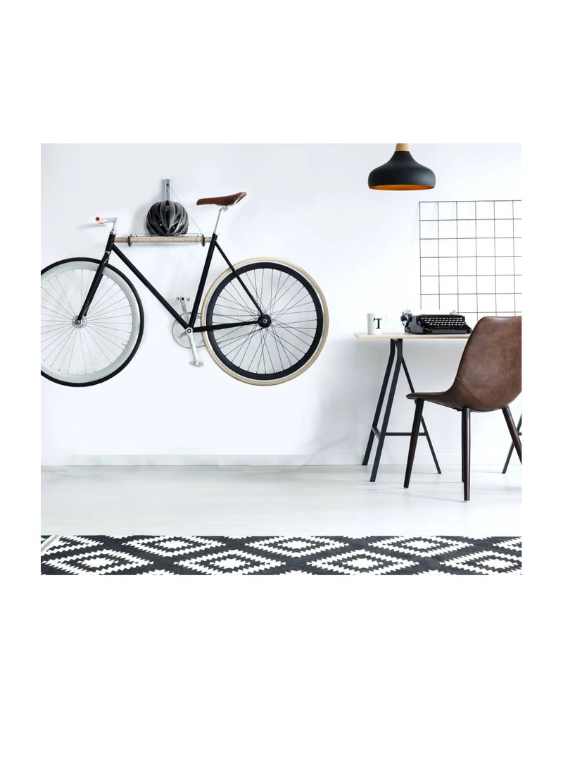 Single Bike Wall Mount Rack W/Shelf