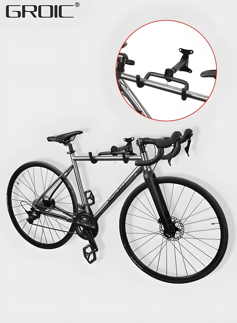 Bike Wall Mount Hanger,Horizontal Bicycle Indoor Storage Rack,Cycling Wall Mounted Holder Hook ,Bicycle Wall Rack,Bike Rack