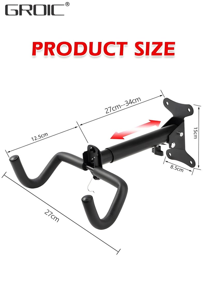 Bike Wall Mount Hanger,Horizontal Bicycle Indoor Storage Rack,Cycling Wall Mounted Holder Hook ,Bicycle Wall Rack,Bike Rack