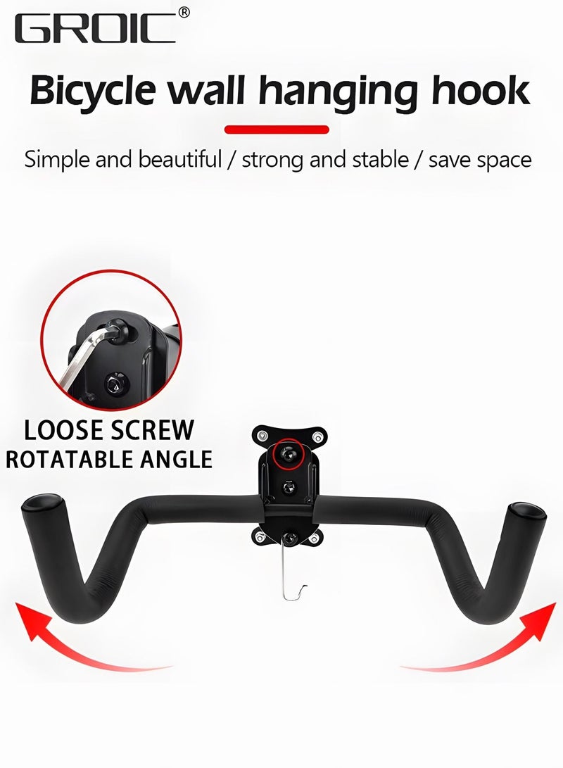 Bike Wall Mount Hanger,Horizontal Bicycle Indoor Storage Rack,Cycling Wall Mounted Holder Hook ,Bicycle Wall Rack,Bike Rack