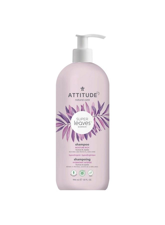 Hair Shampoo Ewg Verified Plant And Mineralbased Ingredients Vegan And Crueltyfree Beauty And Personal Care Products Moisture Rich Quinoa And Jojoba 32 Fl Oz