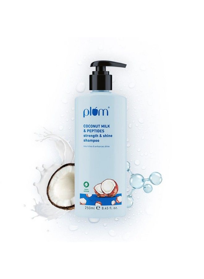 Coconut Milk & Peptides Strength & Shine Shampoo ; Contains Coconut Milk Pea Peptide ; Enhances Hair'S Shine And Strengthens Hair ; Parabenfree; 100% Vegan