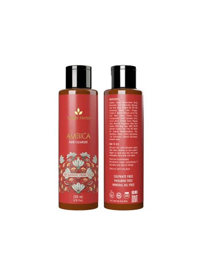 Ambica Hair Cleanser ; Fights Dandruff ; Sulphate & Paraben Free ; Herbal Formulation ; 200 Ml