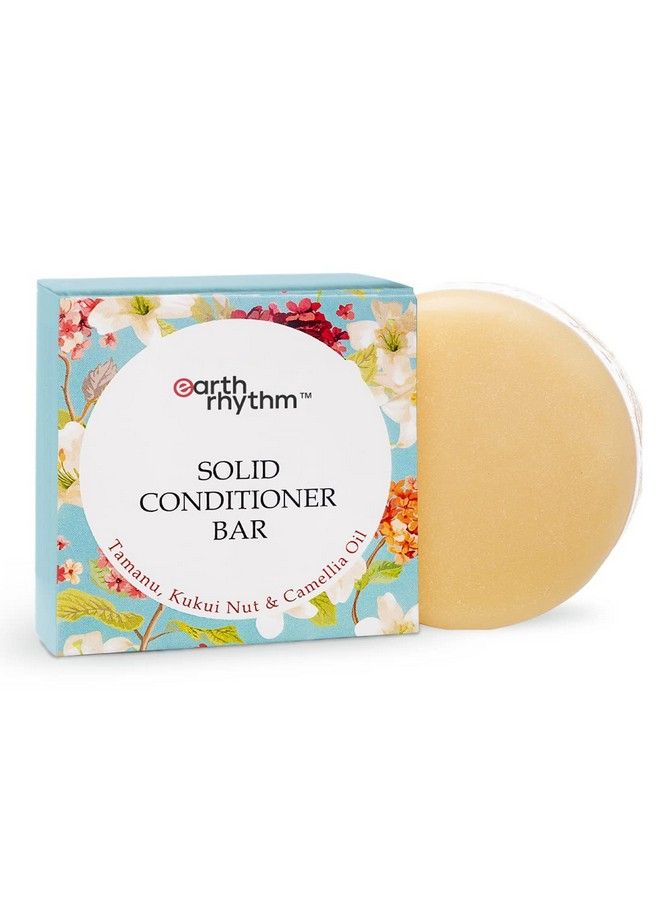 Organic Hair Conditioner For Frizz Dryness Splitends ; Hydrates & Adds Shine & Volume; Contains Tamanu Oil & Shea Butter; Men & Women ; Sulphate And Paraben Free ; Cardboard Box 80 Gm