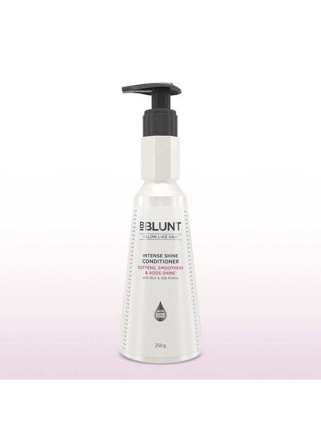 Intense Shine Conditioner With Rice & Silk Protein For Softer Smoother & Shinier Hair 250 G