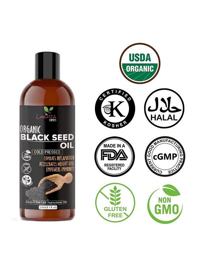 Black Seed Oil Kalonji Oil For Hair Growth Cold Pressed 100% Pure And Natural 250 Ml.