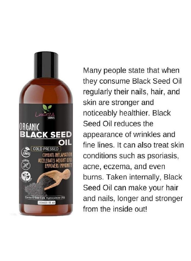 Black Seed Oil Kalonji Oil For Hair Growth Cold Pressed 100% Pure And Natural 250 Ml.