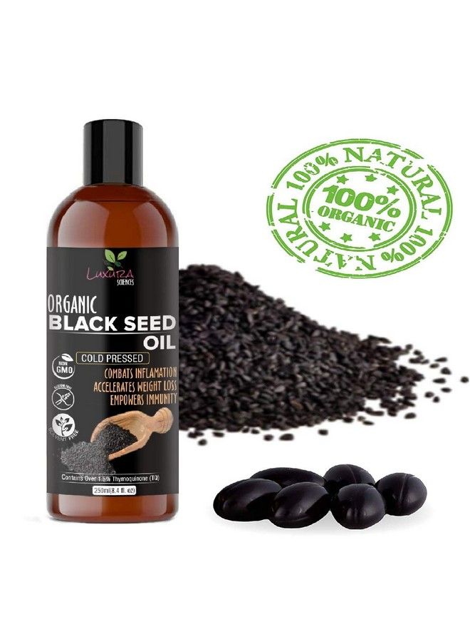 Black Seed Oil Kalonji Oil For Hair Growth Cold Pressed 100% Pure And Natural 250 Ml.