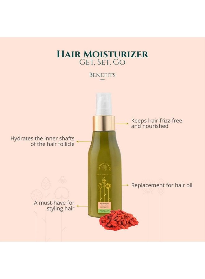 Hair Moisturizer Contains Goji Berry Oat And Sunflower Free Of Parabens Sulphates Mineral Oils And Other Harmful Chemicals 100 Ml