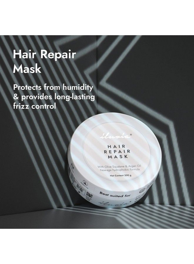 Hydrophobic Hair Repair Mask (Humidityresistant Antifrizz Hair Mask Restores The Hair’S Moisture Balance Repairs Dry Brittle Chemically Treated Hair) 200G