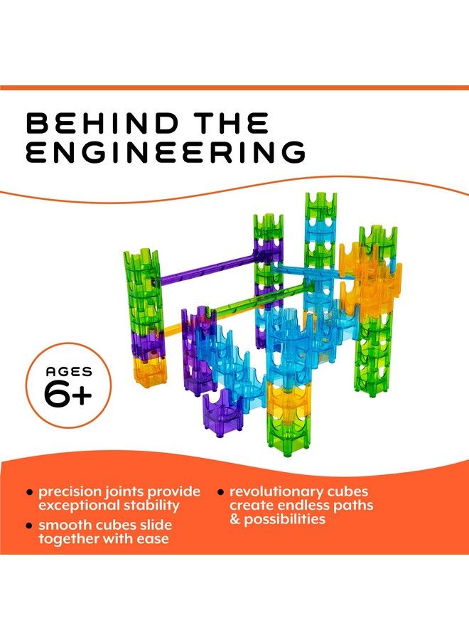 Qbamaze Rails Creator Set The Next Generation Marble Maze Kids Toys Stem Marble Run Recommended For Ages 6+ Educational Gift For Boys And Girls