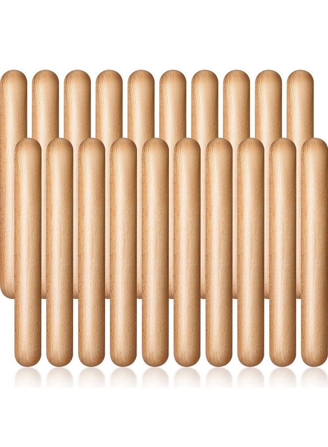 20 Pieces Easter Rhythm Sticks For Kids 8 Inch Music Rhythm Sticks With Carry Bag Music Lummi Sticks Classical Wood Claves Musical Percussion Instrument Musical Sticks Classroom Set