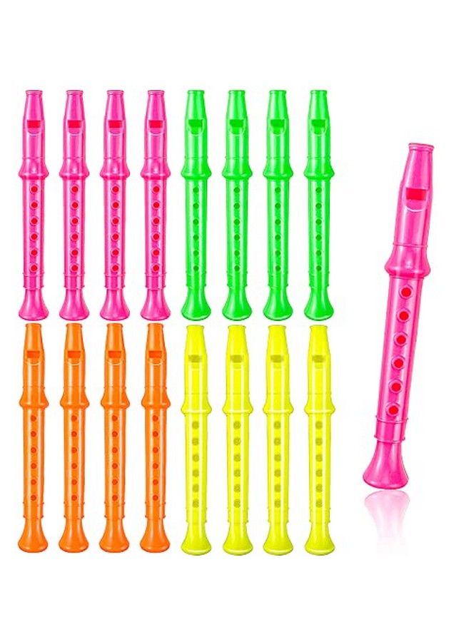 5.5 Inches Plastic Recorders Pack Of 12 Mixed Color Plastic Flute Musical Instruments Toy For Kid Party Favors Bag Stuffers Gift Musical Instrument Party Favor Bags Party Favors For Kids
