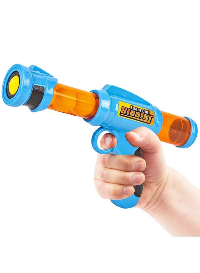 Foam Ball Launcher With 6 Balls Pump Action Shooting Toy Blaster For Kids Outdoor Summer Fun Fetch Toy For Dogs Best Holiday Or Birthday Gift For Boys And Girls