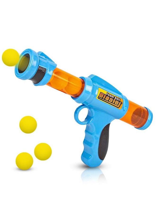 Foam Ball Launcher With 6 Balls Pump Action Shooting Toy Blaster For Kids Outdoor Summer Fun Fetch Toy For Dogs Best Holiday Or Birthday Gift For Boys And Girls