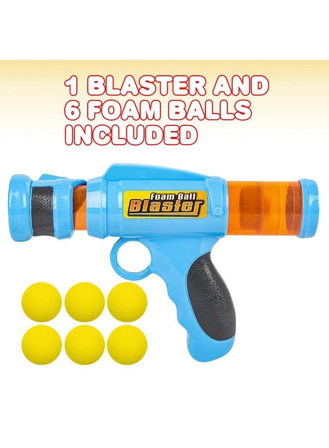 Foam Ball Launcher With 6 Balls Pump Action Shooting Toy Blaster For Kids Outdoor Summer Fun Fetch Toy For Dogs Best Holiday Or Birthday Gift For Boys And Girls