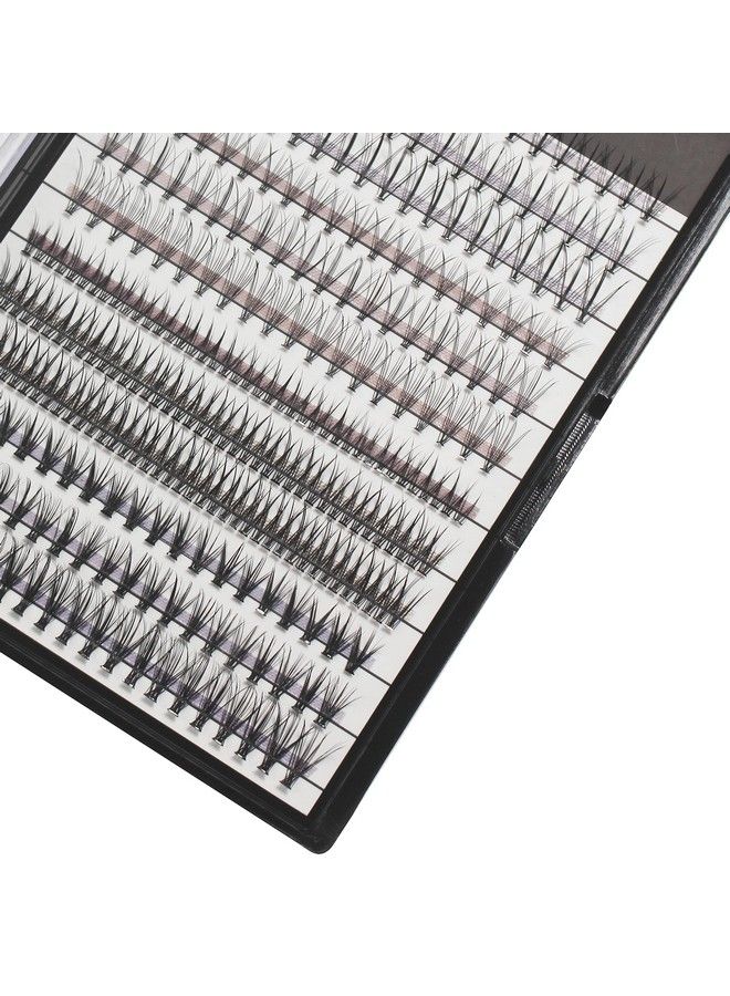 12 Rows 240Pcs Individual Eyelashes4 Styles Mixed False Lashes8Mm/10Mm12Mm Mixed Thickness 0.07Mm Russian Volume Eyelash Extensions Pre Made Lashes (81012Mm Mixed)