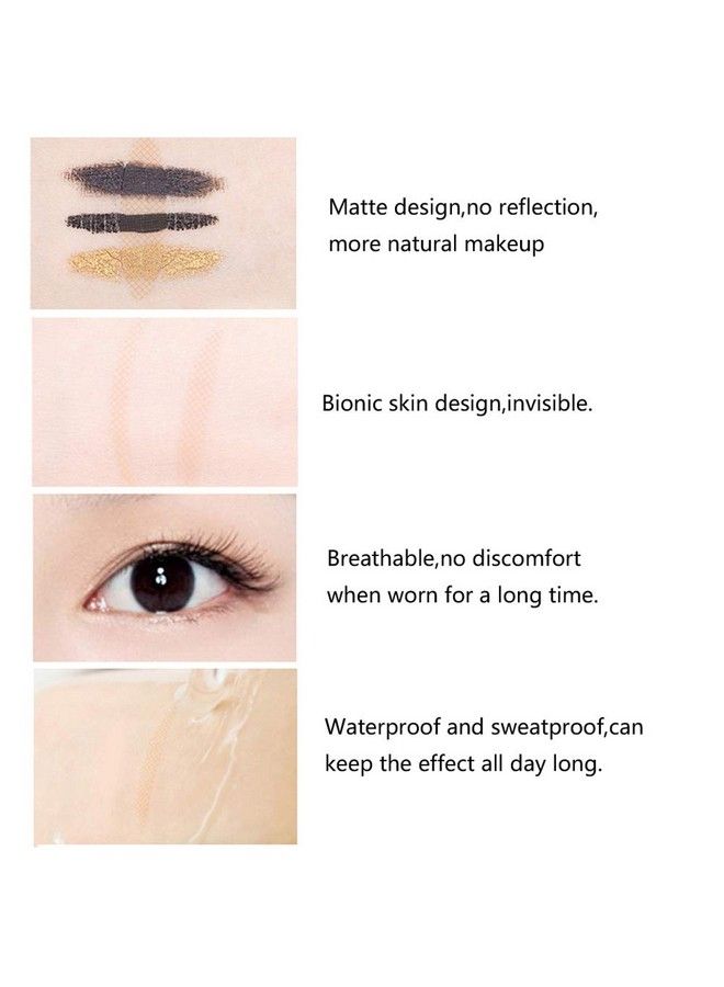 3Roll Waterproof Natural And Invisable Lace Double Eyelid Tapes For Droopy Uneven Monoeyelids Small Eyes