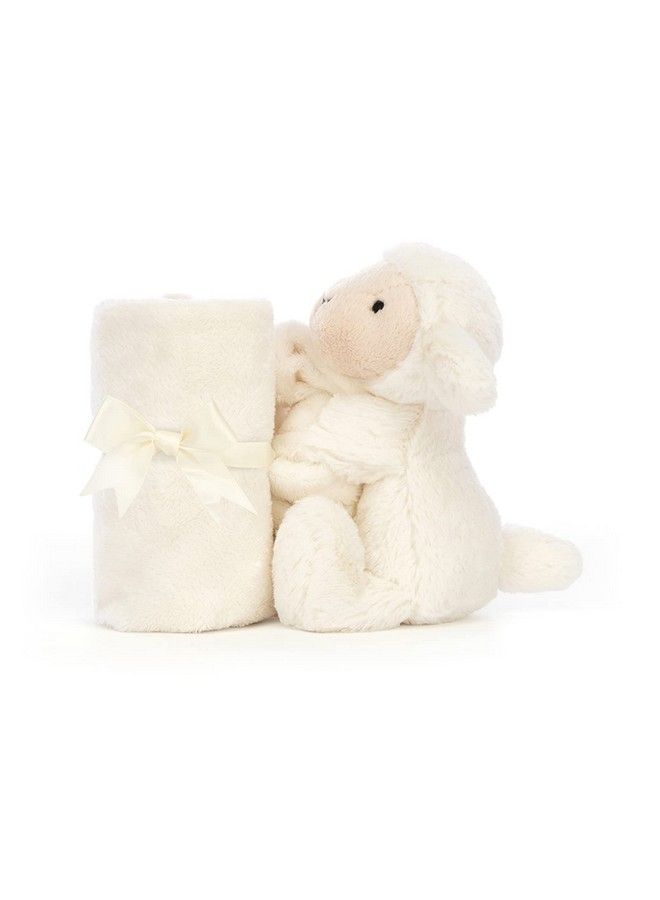 Bashful Lamb Baby Stuffed Animal Security Blanket