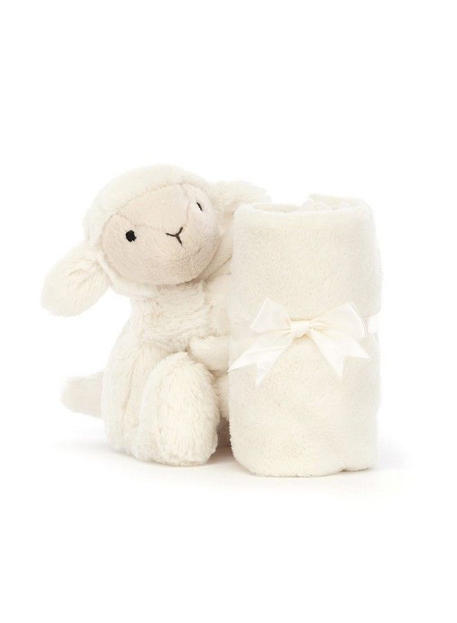 Bashful Lamb Baby Stuffed Animal Security Blanket