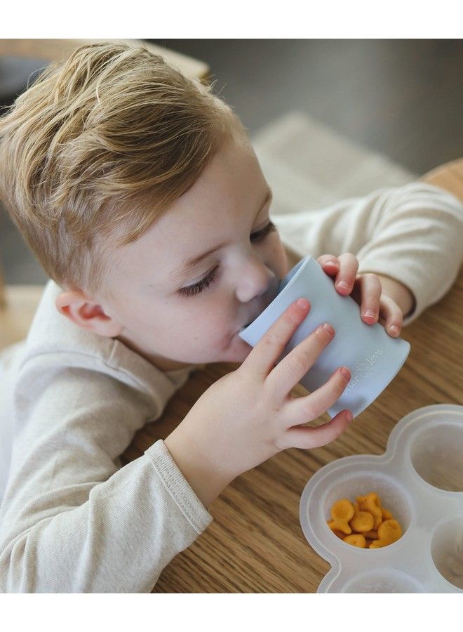 Silicone Baby & Toddler Training Cup Pediatric Ot Approved 100% Platinum Pure Lfgb Silicone Unbreakable Plastic Free Tiny Cup Perfect For Baby Led Weaning