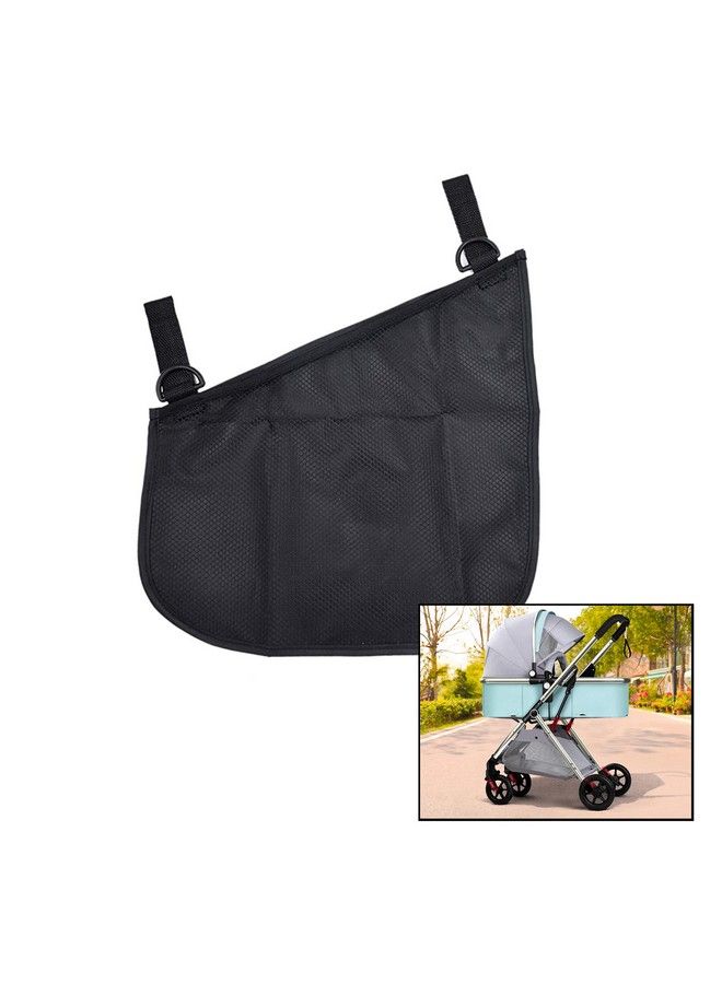 Portable Side Sling Stroller Cargo Netnonslip And Adjustable Straps Storage Mesh Bagfood Storagefriut Storage Bag For Baby Stroller Cargo Mesh Bag Storage