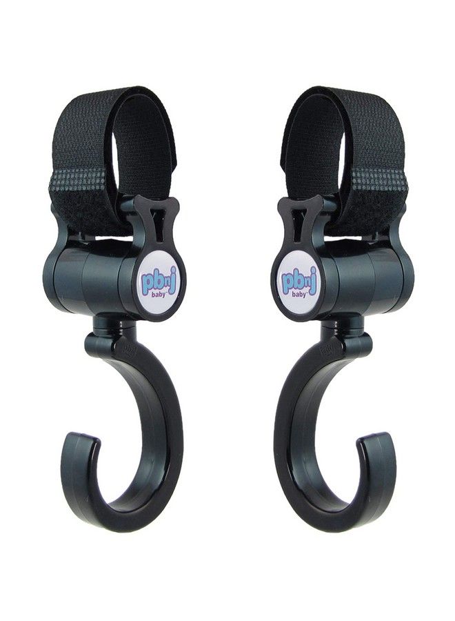 Stroller Hooks For Hanging Diaper Bags Mommy Stroller Clip And Stroller Accessories Travel Organizer Hook For Mom Purse Shopping Grocery Bag And Accessory (2 Pack)