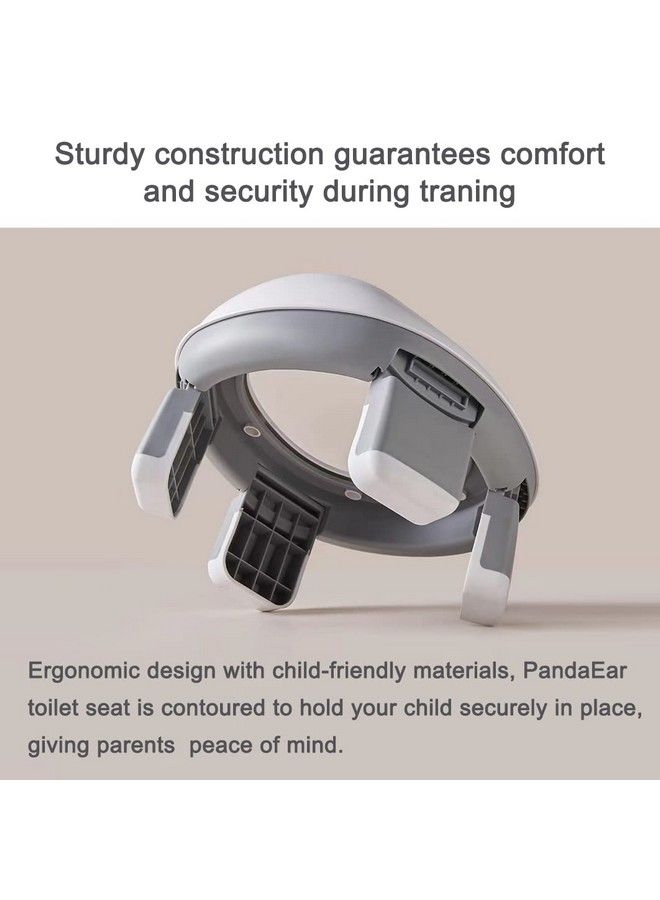 Foldable Portable Potty Training Seat For Toddler Kids Travel With Travel Bag And Storage Bag (Grey)