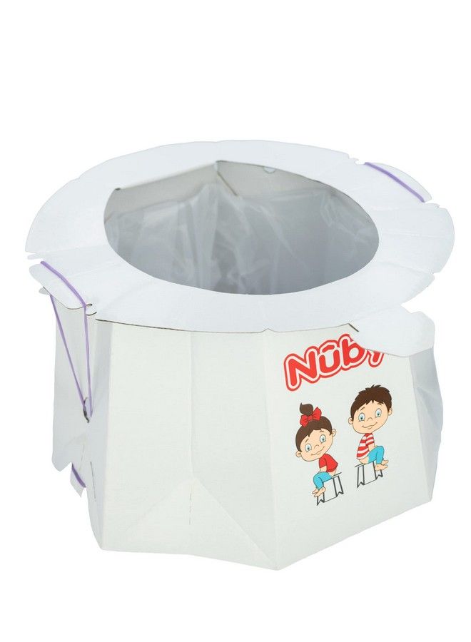 Disposable Travel Potty With Liner Foldable And Portable Potty; Toddler Potty Essential For Camp Trips & Car Rides Travel Potty For Toddler 2 Pack