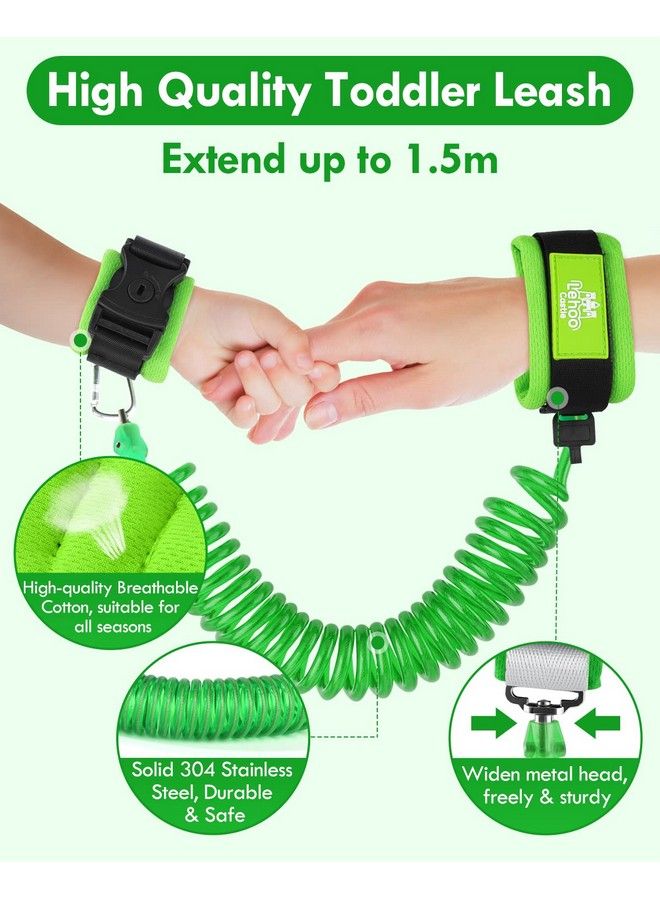 Toddler Leash For Boys 4In1 Toddler Harness With Leash With Anti Lost Wrist Link For Kids Baby Leash For Walking Kids Leash Backpack (Dinosaur Blue)