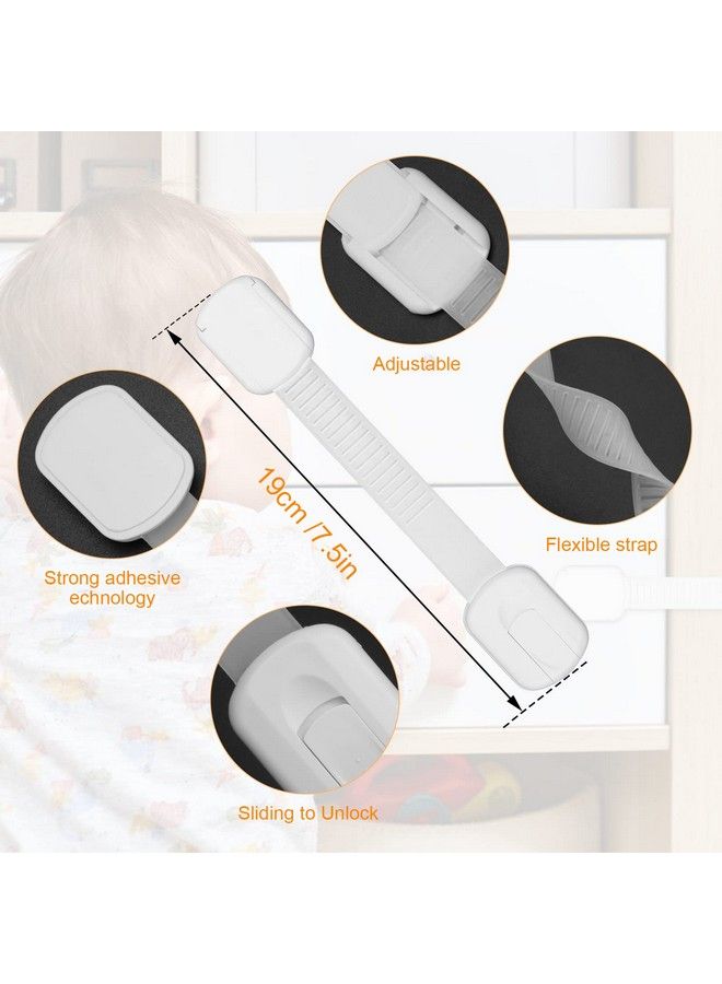 Child Safety Strap Locks 12 Pack Child Safety Locks Baby Proofing Drawers Locks Coolrunner Child Locks For Drawers Cabinets Dishwasher No Tools Or Drilling Required