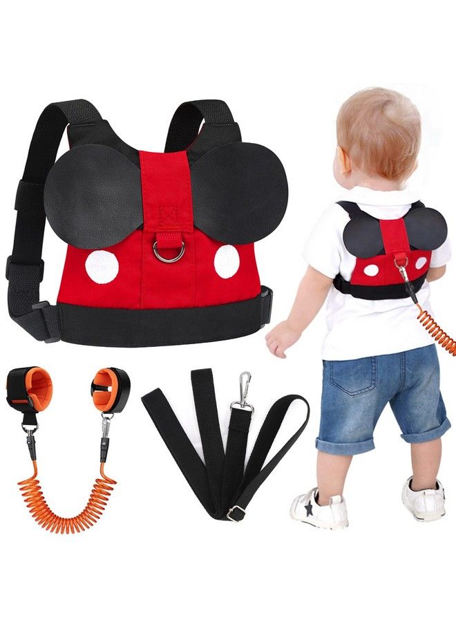 Toddler Leash Harness Child Harness Baby Leash + Antilost Wrist Link Cute Kids Harness With Walking Assistant Strap Belt Tether For 15 Years Boys And Girls To Zoo Or Mall