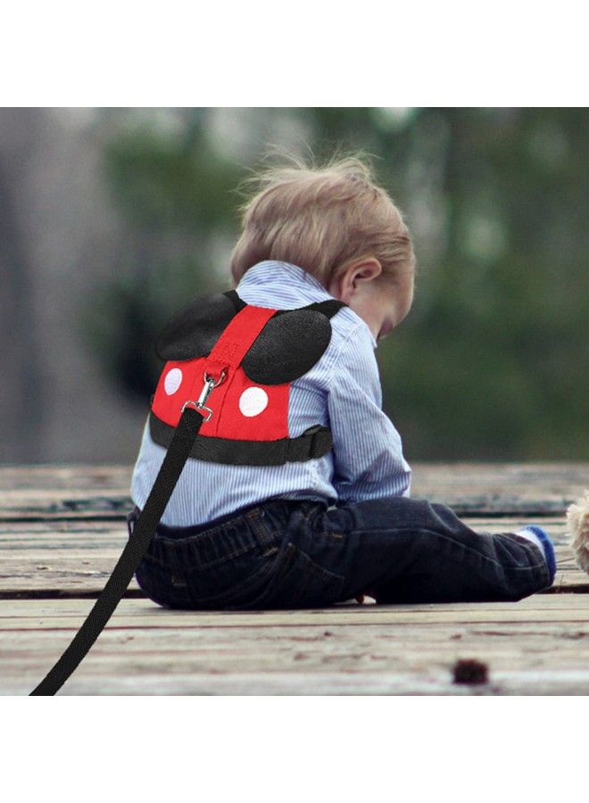 Toddler Leash Harness Child Harness Baby Leash + Antilost Wrist Link Cute Kids Harness With Walking Assistant Strap Belt Tether For 15 Years Boys And Girls To Zoo Or Mall