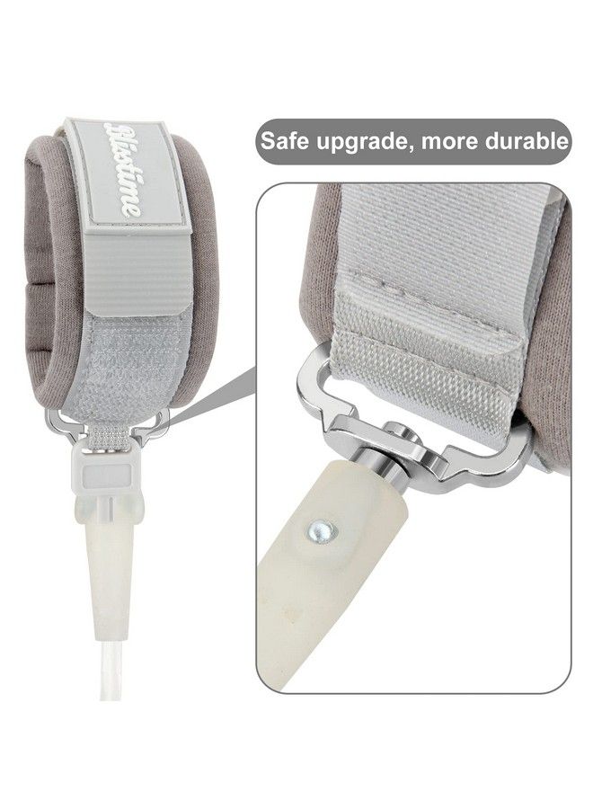Toddler Leash Kid Leash Anti Lost Wrist Link With Key Lock Upgraded Baby Leash With Safety Wristband Rope For Babies Toddlers Child Kids (6.56Ft/2M Light Gray)