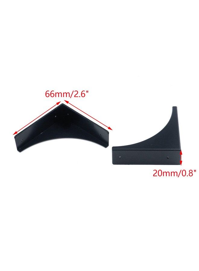 Metal Box Corner Protector Decorative Edge Cover Safety Guard Pack Of 4 Black