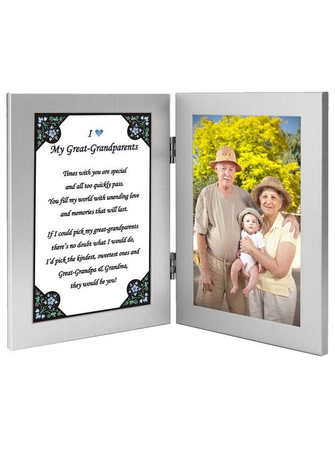 Great Grandparent Gift From Grandchild Greatgrandparents Frame Add 4X6 Inch Photo